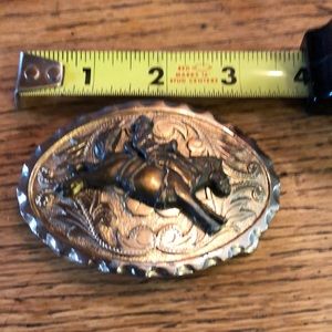 Cowboy Rodeo Bucking Bronco Belt Buckle
